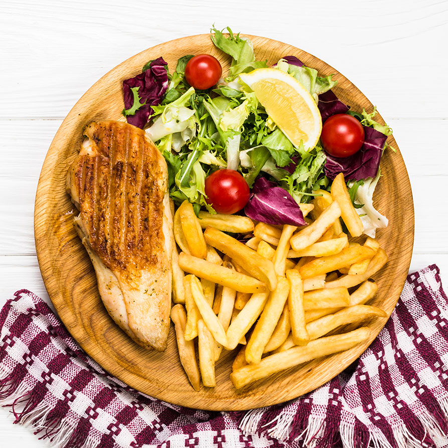 Trout fillet papillote